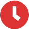 Clock red